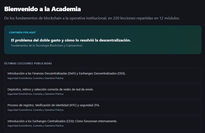 Vista actual de Formación y preferencias, sin datos de cuenta